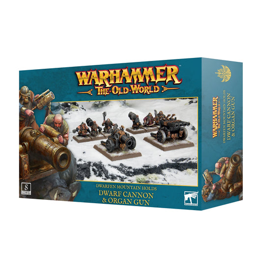 Warhammer: The Old World - Dwarfen Mountain Holds - Dwarf Cannon and Organ Gun