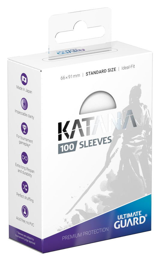Ultimate Guard - Katana Sleeves - White (Standard Size) (Ideal-Fit) (Matte) (100 ct.)
