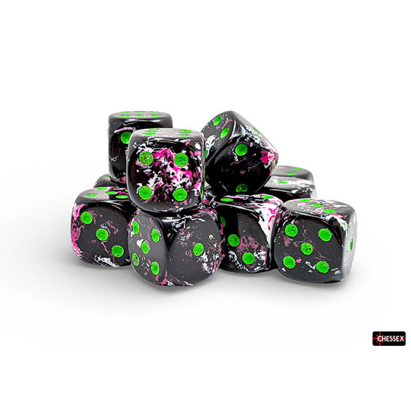 Chessex: 16mm D6 Dice Block (12 Dice)