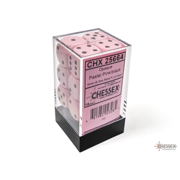 Chessex: 16mm D6 Dice Block (12 Dice)