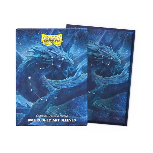 Dragon Shield: Brushed Art Sleeves - Constellations of Arcania - Drasmorx (Standard Size) (100 ct.)