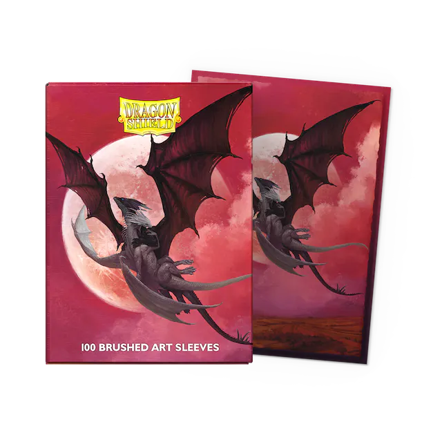 Dragon Shield: Brushed Art Sleeves - Valentines 2024 (Standard Size) (100 ct.)