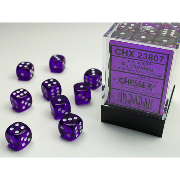 Chessex: 12mm D6 Dice Block (36 Dice)