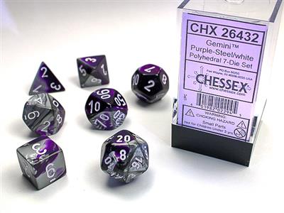 Chessex: 7 Polyhedral Dice Set (7 Dice)