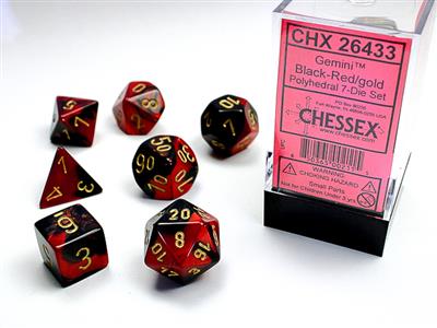 Chessex: 7 Polyhedral Dice Set (7 Dice)