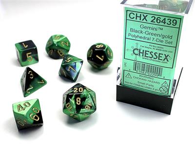 Chessex: 7 Polyhedral Dice Set (7 Dice)