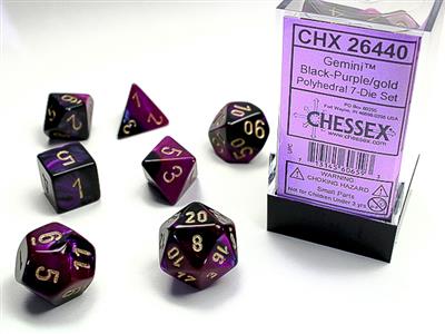 Chessex: 7 Polyhedral Dice Set (7 Dice)