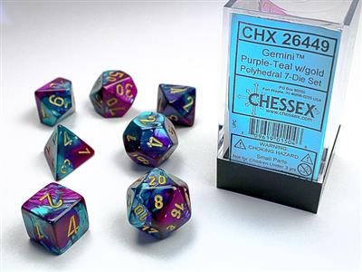 Chessex: 7 Polyhedral Dice Set (7 Dice)