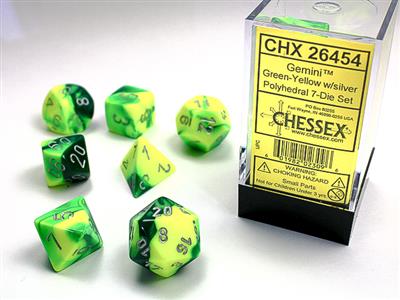 Chessex: 7 Polyhedral Dice Set (7 Dice)