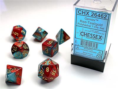 Chessex: 7 Polyhedral Dice Set (7 Dice)