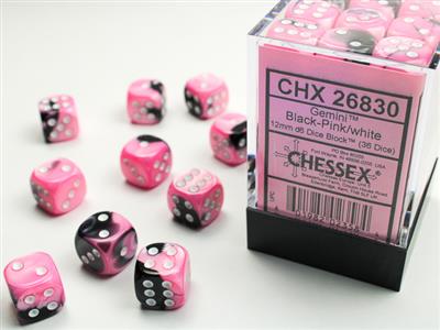 Chessex: 12mm D6 Dice Block (36 Dice)