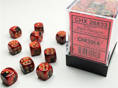 Chessex: 12mm D6 Dice Block (36 Dice)