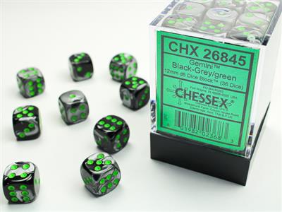 Chessex: 12mm D6 Dice Block (36 Dice)