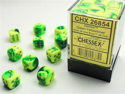 Chessex: 12mm D6 Dice Block (36 Dice)