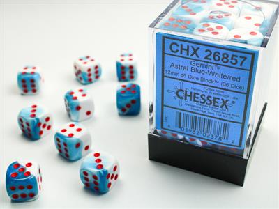 Chessex: 12mm D6 Dice Block (36 Dice)