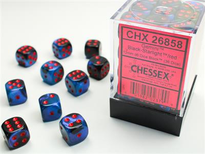 Chessex: 12mm D6 Dice Block (36 Dice)