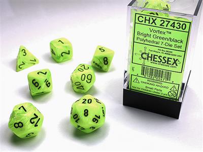 Chessex: 7 Polyhedral Dice Set (7 Dice)