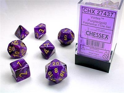 Chessex: 7 Polyhedral Dice Set (7 Dice)