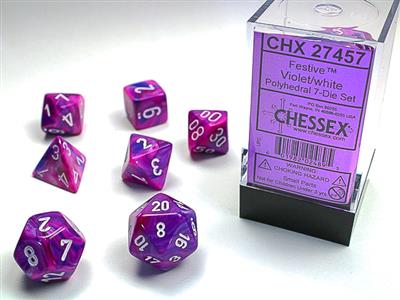 Chessex: 7 Polyhedral Dice Set (7 Dice)