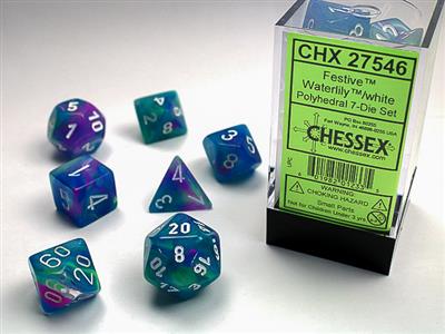 Chessex: 7 Polyhedral Dice Set (7 Dice)