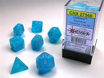 Chessex: 7 Polyhedral Dice Set (7 Dice)