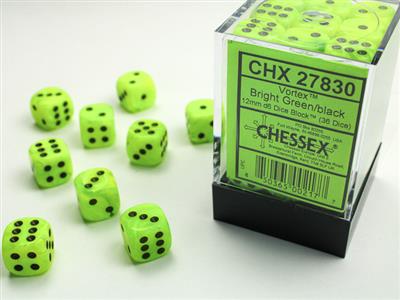 Chessex: 12mm D6 Dice Block (36 Dice)