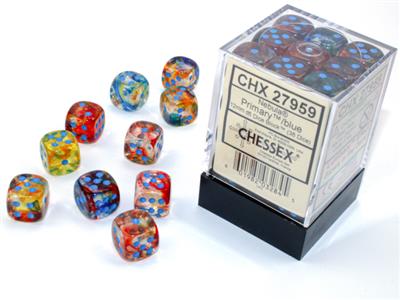 Chessex: 12mm D6 Dice Block (36 Dice)