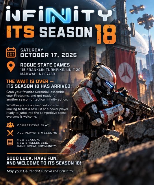 Rogue State  ITS Season 18 Infinity Tournament (Event Ticket for 10/17/26)