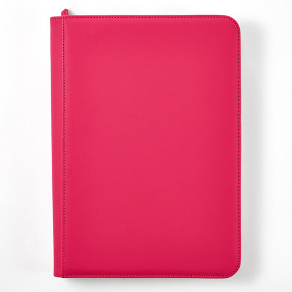 Arcane Fortress: 9 Pocket Solid Color Zipper Binder (Multiple Styles)