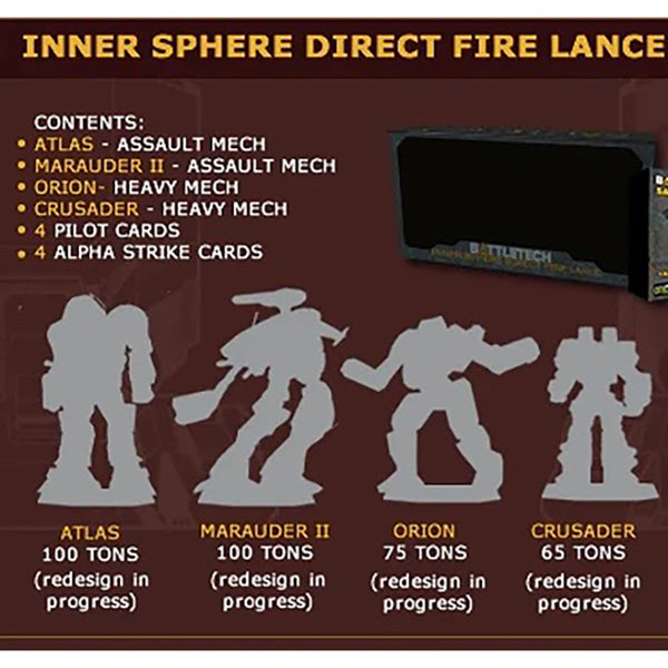 BattleTech: Inner Sphere Direct Fire Lance