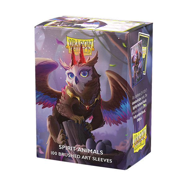 Dragon Shield: Brushed Art Sleeves - The Dragowlis' Art, Limited Edition (Standard Size) (100 ct.)