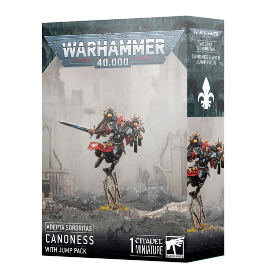 Warhammer: 40,000 - Adepta Sororitas - Canoness with Jump Pack