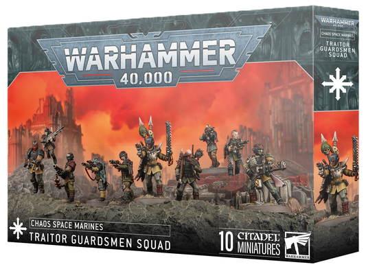 Warhammer: 40,000 - Chaos Space Marines - Traitor Guardsmen Squad