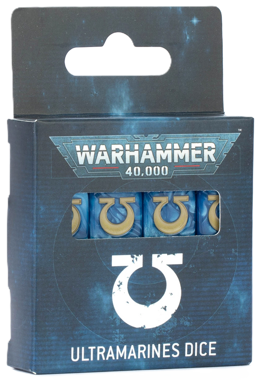 Warhammer: 40,000 - Ultramarines - Dice Set (Pre-Order) (Releases: 11/8/2025)