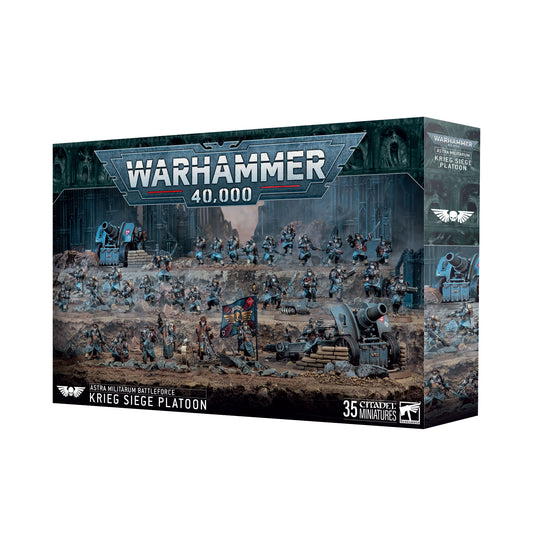 Warhammer: 40,000 - Battleforce: Astra Militarum - Krieg Siege Platoon (Pre-Order) (Releases: 11/28/2025)