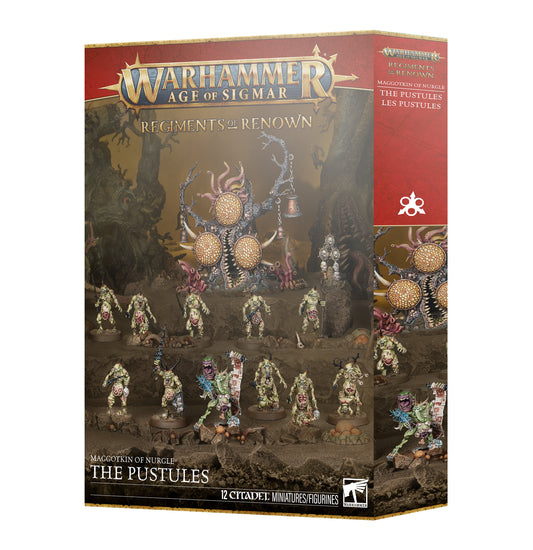 Warhammer: Age of Sigmar - Maggotkin of Nurgle - Regiments of Renown: The Pustules (Pre-Order) (Releases: 1/17/2026)