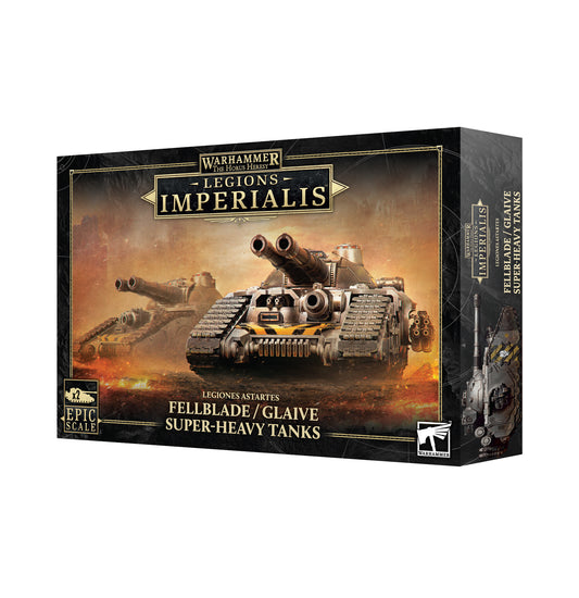 Warhammer: The Horus Heresy - Legions Imperialis: Legiones Astartes - Fellblade / Fellglaive Super Heavy-Tanks (Pre-Order) (Releases: 12/20/2025)