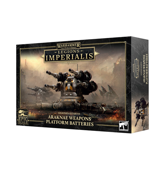 Warhammer: The Horus Heresy - Legions Imperialis: Legiones Astartes - Araknae Weapons Platform Batteries (Pre-Order) (Releases: 12/20/2025)