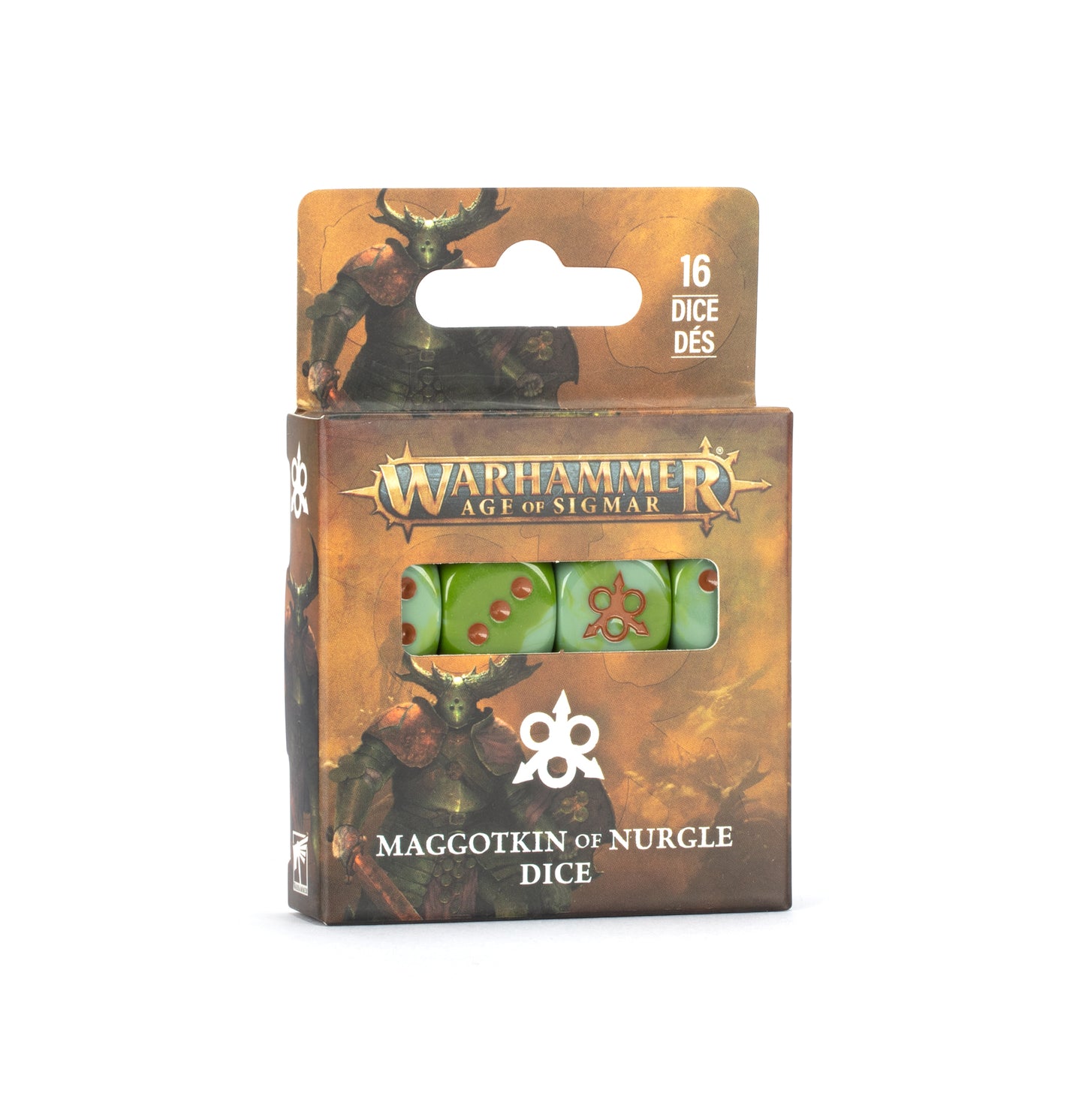 Warhammer: Age of Sigmar - Maggotkin of Nurgle - Dice Set (Pre-Order) (Releases: 1/17/2026)