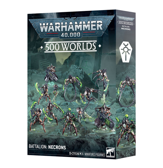 Warhammer: 40,000 - 500 Worlds Battalion: Necrons (Pre-Order) (Releases: 1/24/2026)