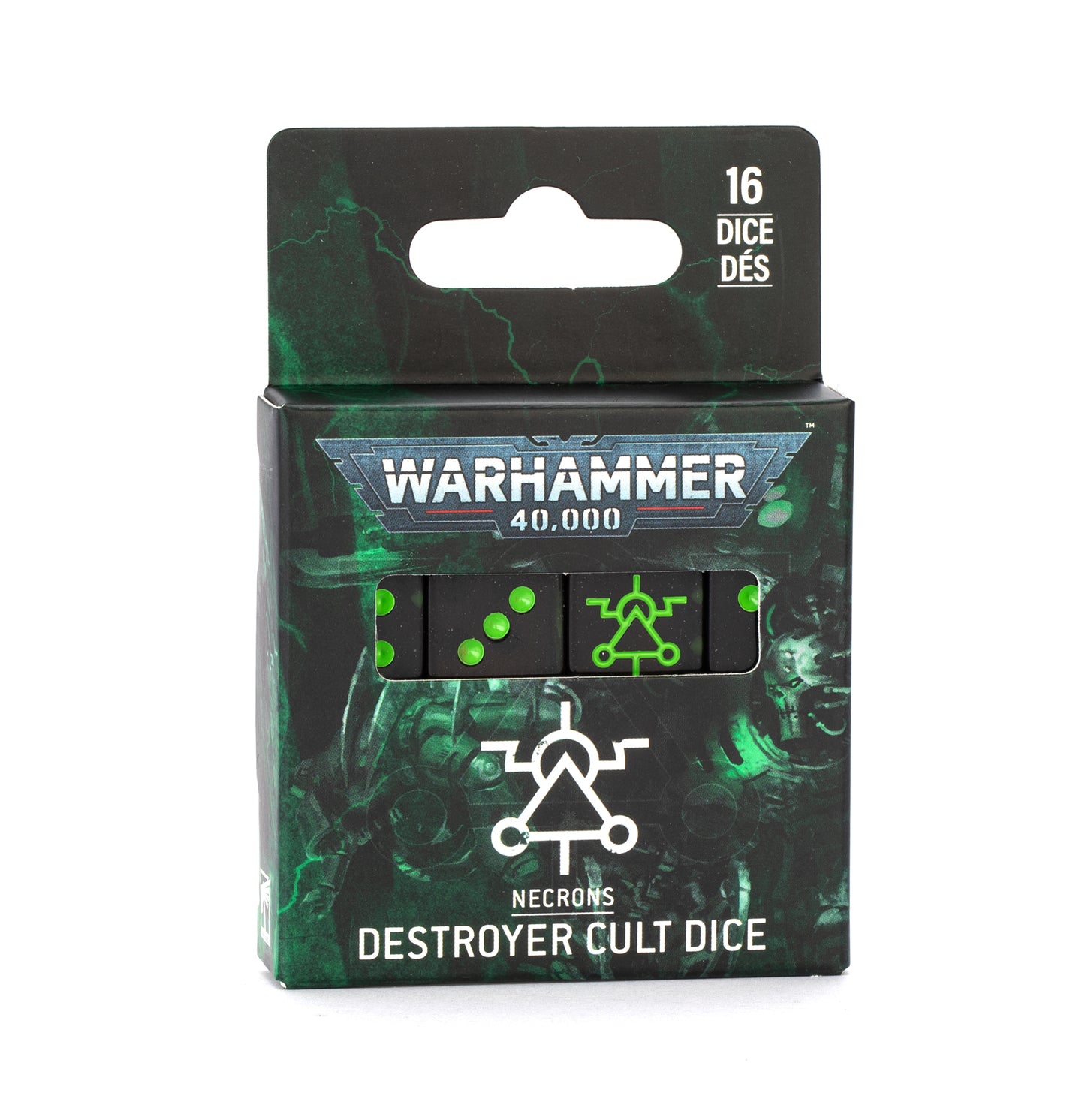 Warhammer: 40,000 - Necrons - Destroyer Cult Dice Set (Pre-Order) (Releases: 1/24/2026)