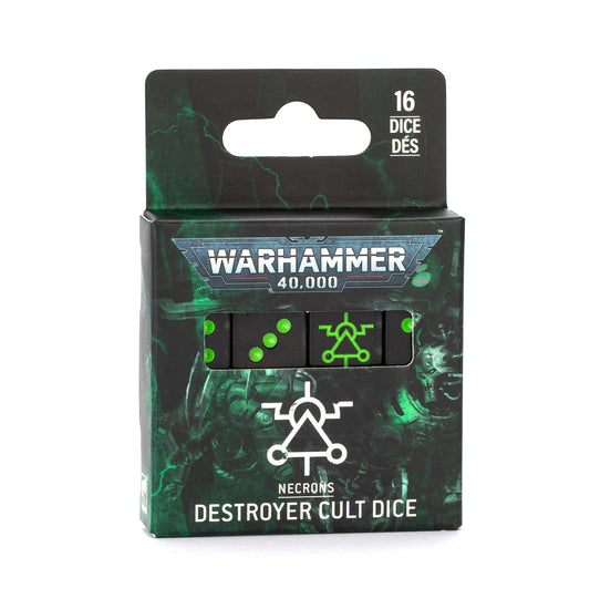 Warhammer: 40,000 - Necrons - Destroyer Cult Dice Set (Pre-Order) (Releases: 1/24/2026)