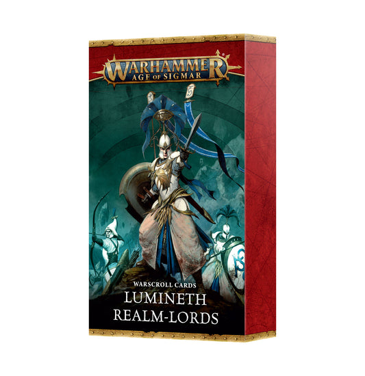 Warhammer: Age of Sigmar - Warscroll Cards: Lumenith Realm-Lords (Pre-Order) (Releases: 2/21/2026)