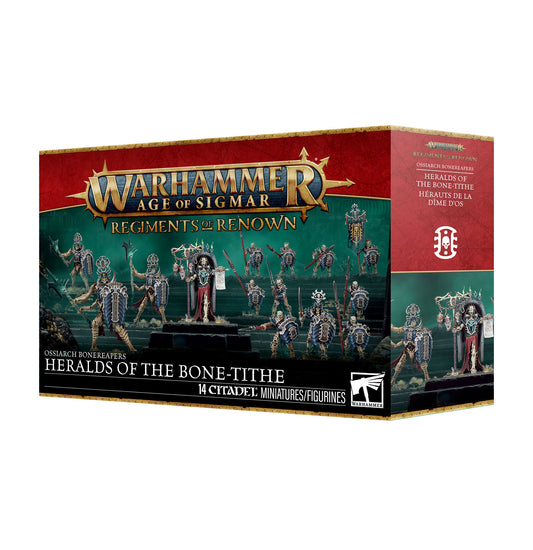 Warhammer: Age of Sigmar - Ossiarch Bonereapers - Regiments of Renown: Heralds of the Bone-tithe
