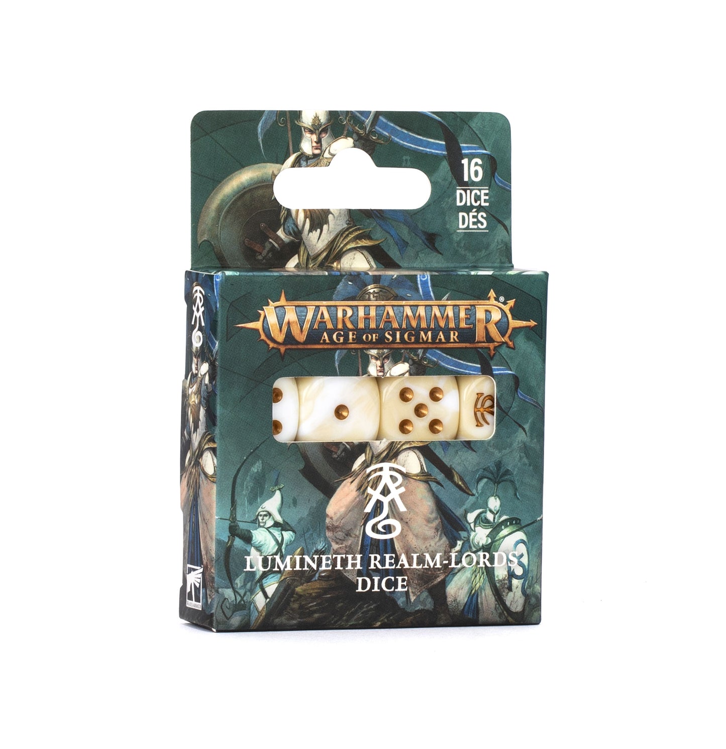 Warhammer: Age of Sigmar - Lumenith Realm-Lords - Dice Set (Pre-Order) (Releases: 2/21/2026)