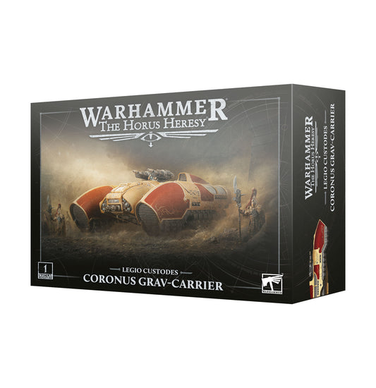 Warhammer: The Horus Heresy - Legio Custodes - Coronus Grav-Carrier (Pre-Order) (Releases: 4/25/2026)