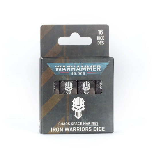 Warhammer: 40,000 - Iron Warriors - Dice Set (Pre-Order) (Releases: 4/18/26)
