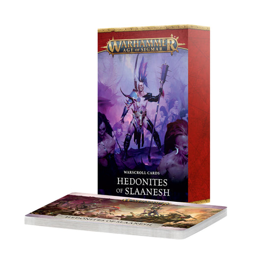 Warhammer: Age of Sigmar - Warscroll Cards: Hedonites of Slaanesh (Pre-Order) (Releases: 7/4/26)