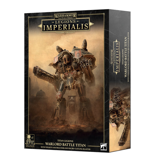 Warhammer: The Horus Heresy - Legion Imperialis: Titan Legions - Warlord Titan with Volkite Destructor and Macro-gatling Blaster (Pre-Order) (Releases: 8/1/26)