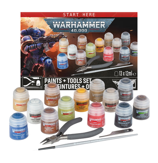 Warhammer: 40,000 - Paints + Tool Set (Pre-Order) (Releases: 7/25/26)